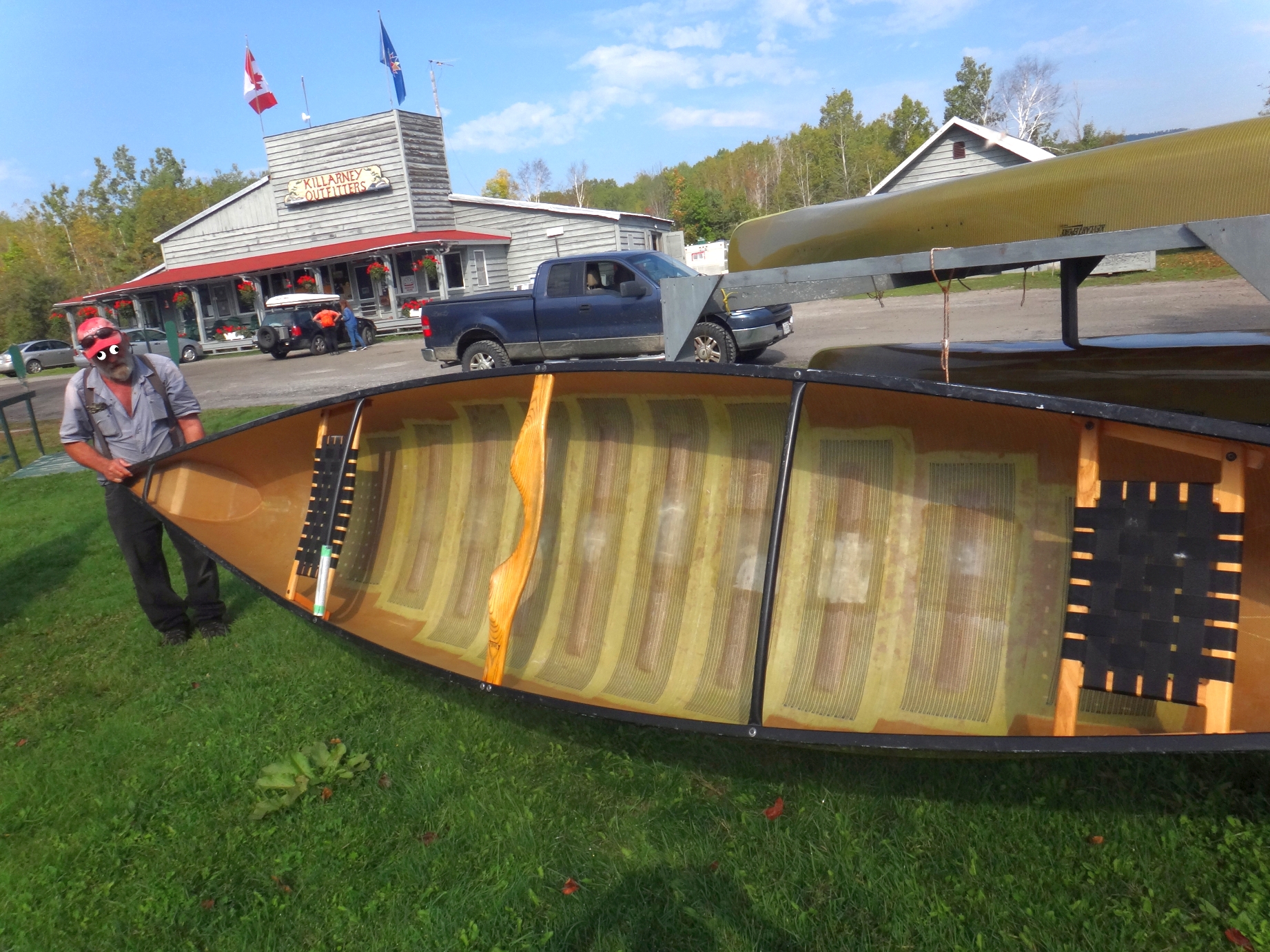 Killarney Outfitters used kevlar canoes and sea kayaks for sale