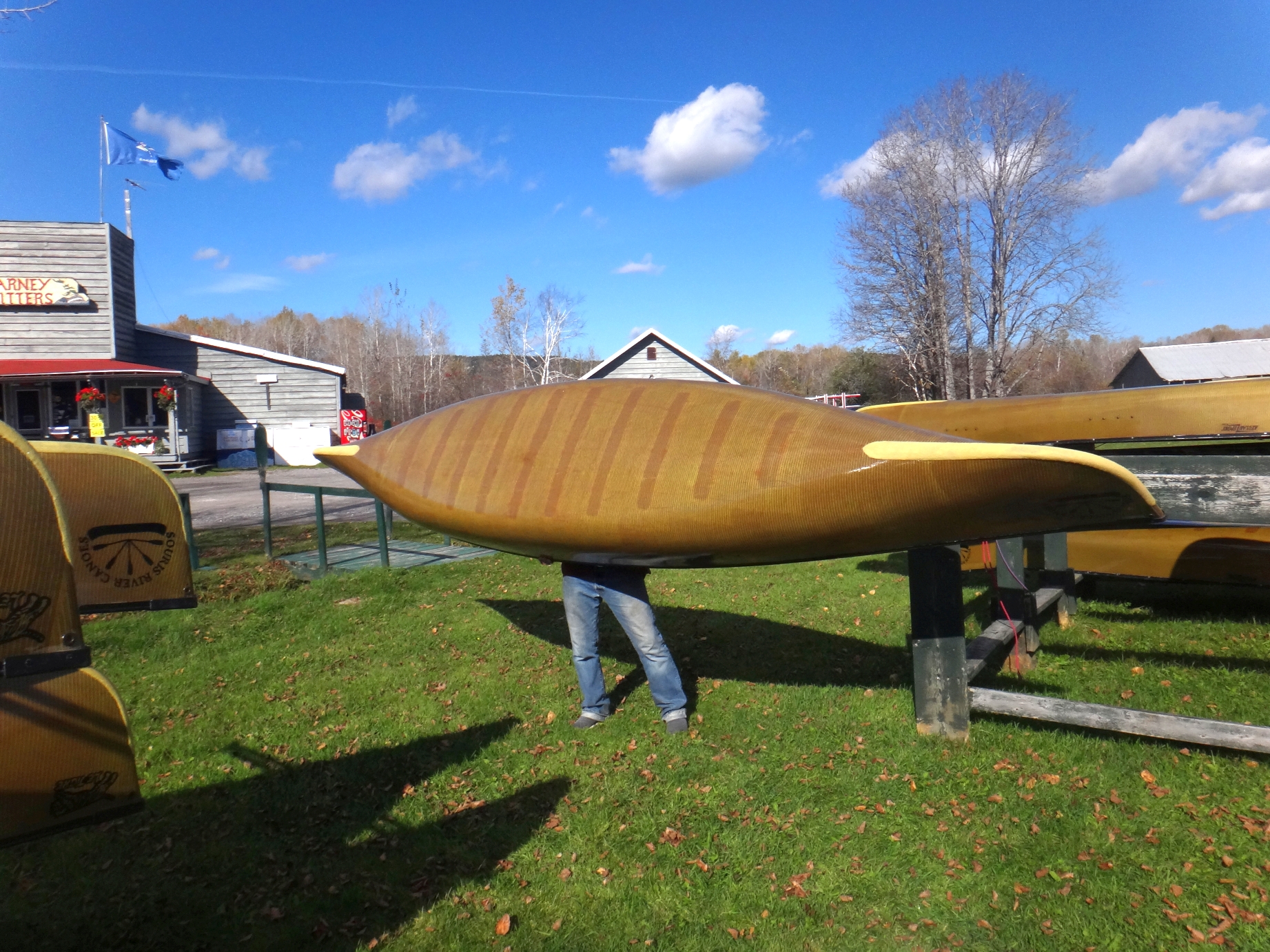 Killarney Outfitters used kevlar canoes and sea kayaks for sale