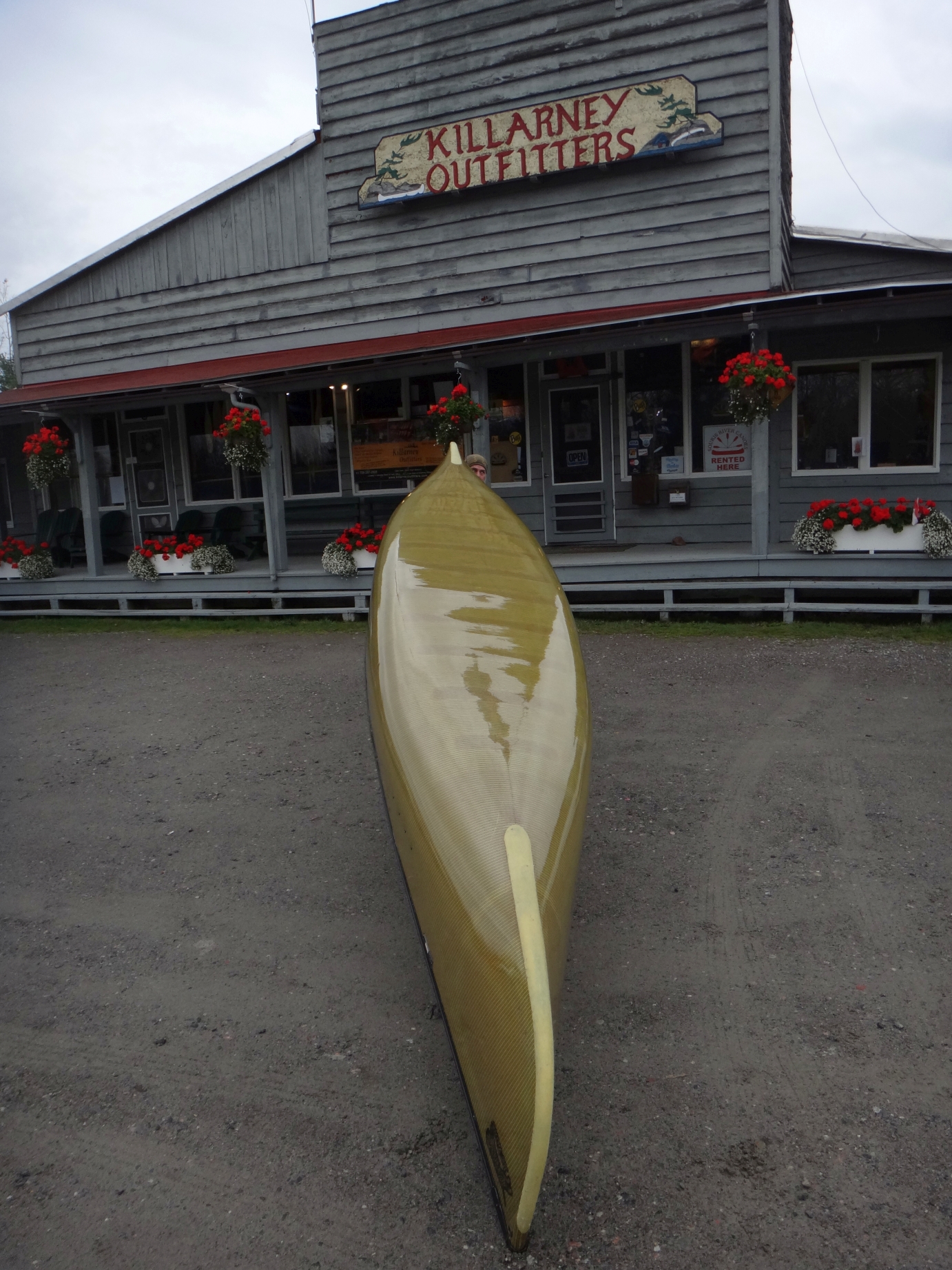 Killarney Outfitters used kevlar canoes and sea kayaks for sale