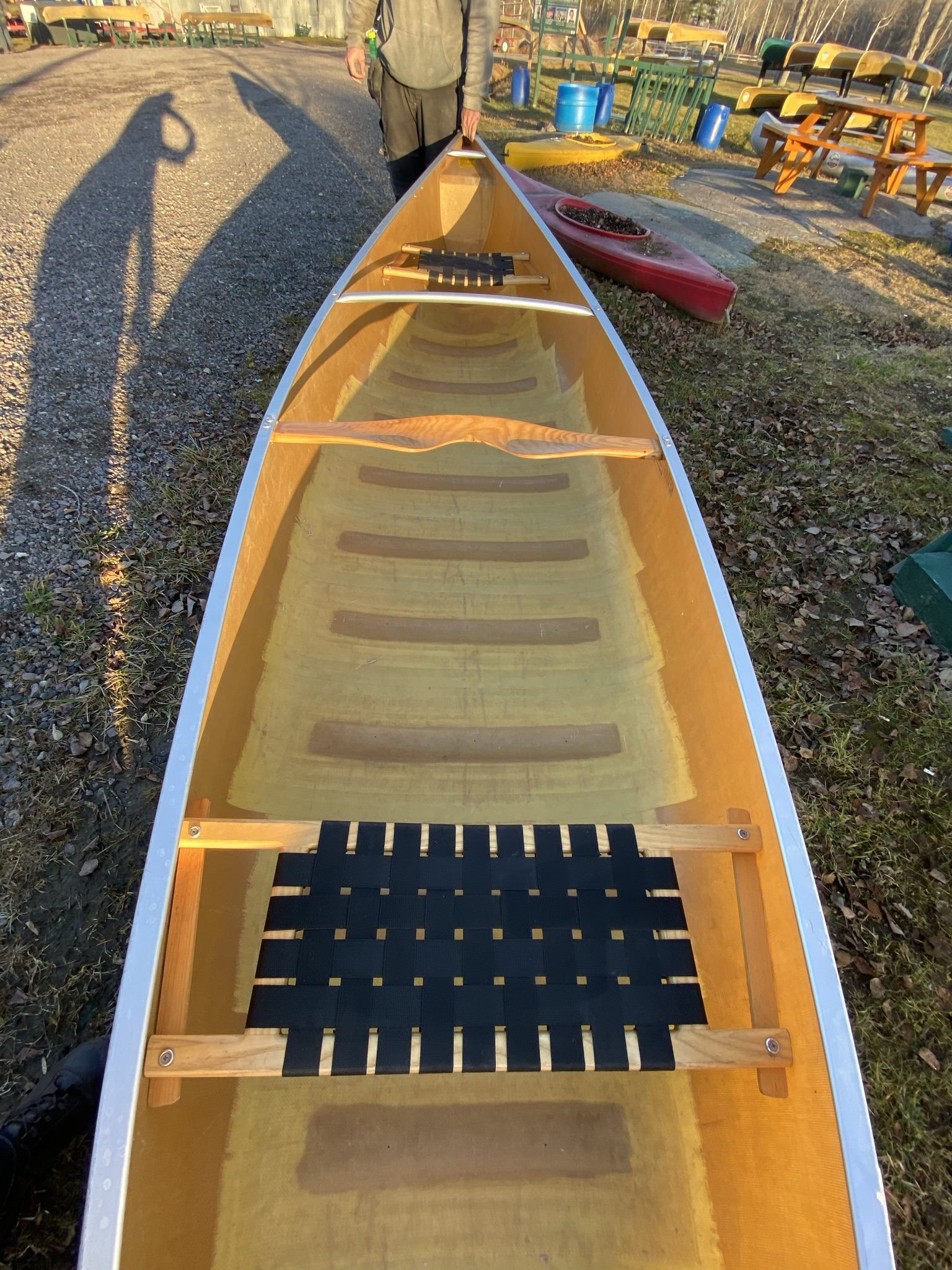 Killarney Outfitters used kevlar canoes and sea kayaks for sale