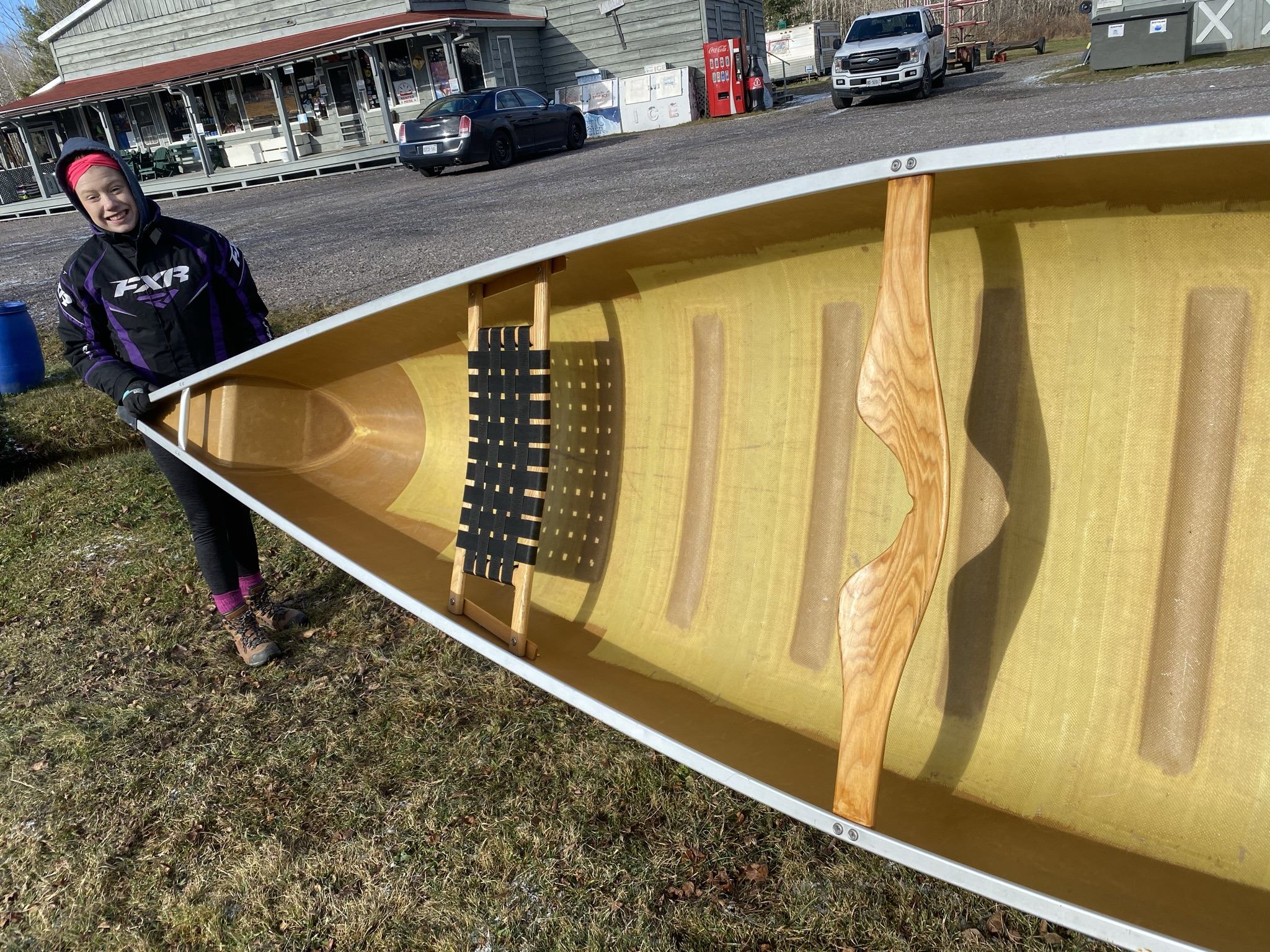 Killarney Outfitters used kevlar canoes and sea kayaks for sale