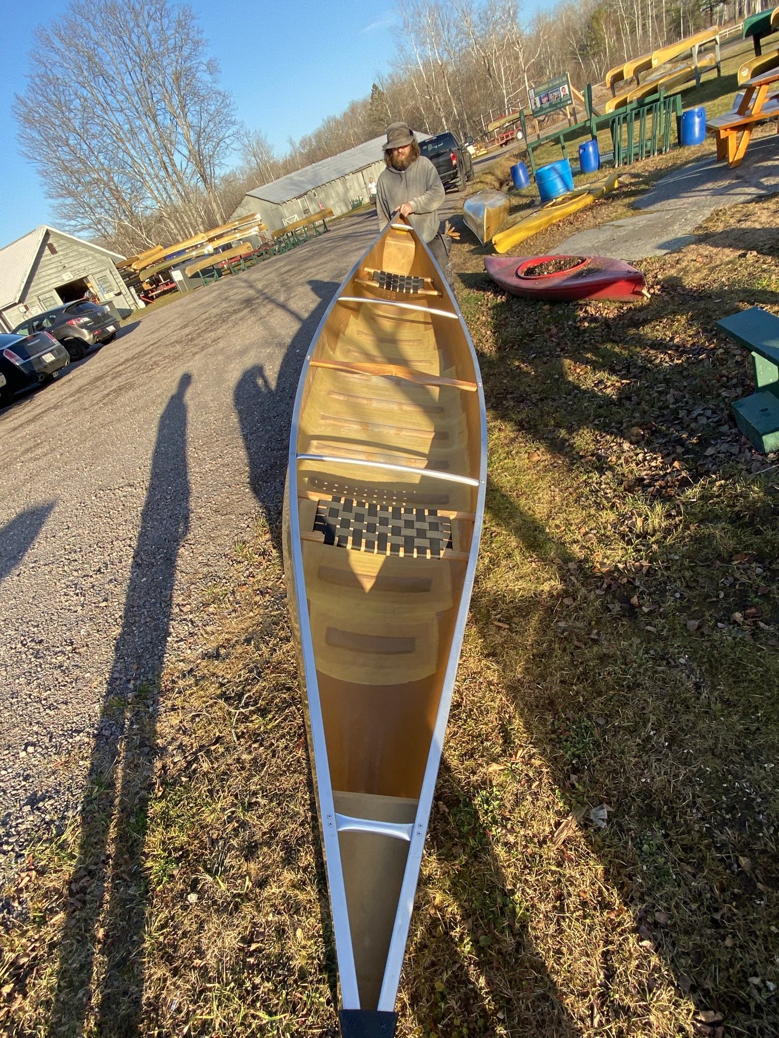 Killarney Outfitters used kevlar canoes and sea kayaks for sale