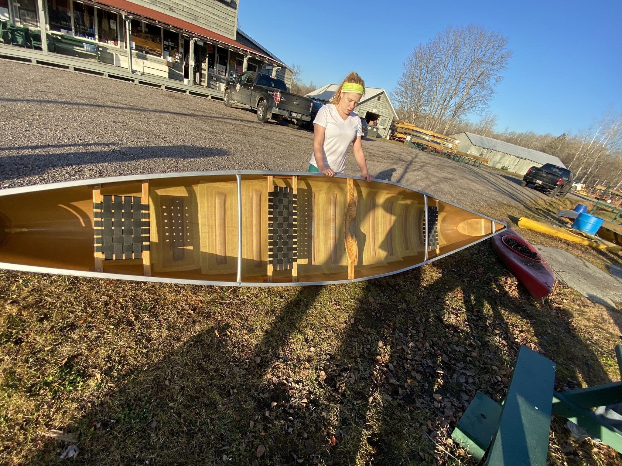 Killarney Outfitters used kevlar canoes and sea kayaks for sale
