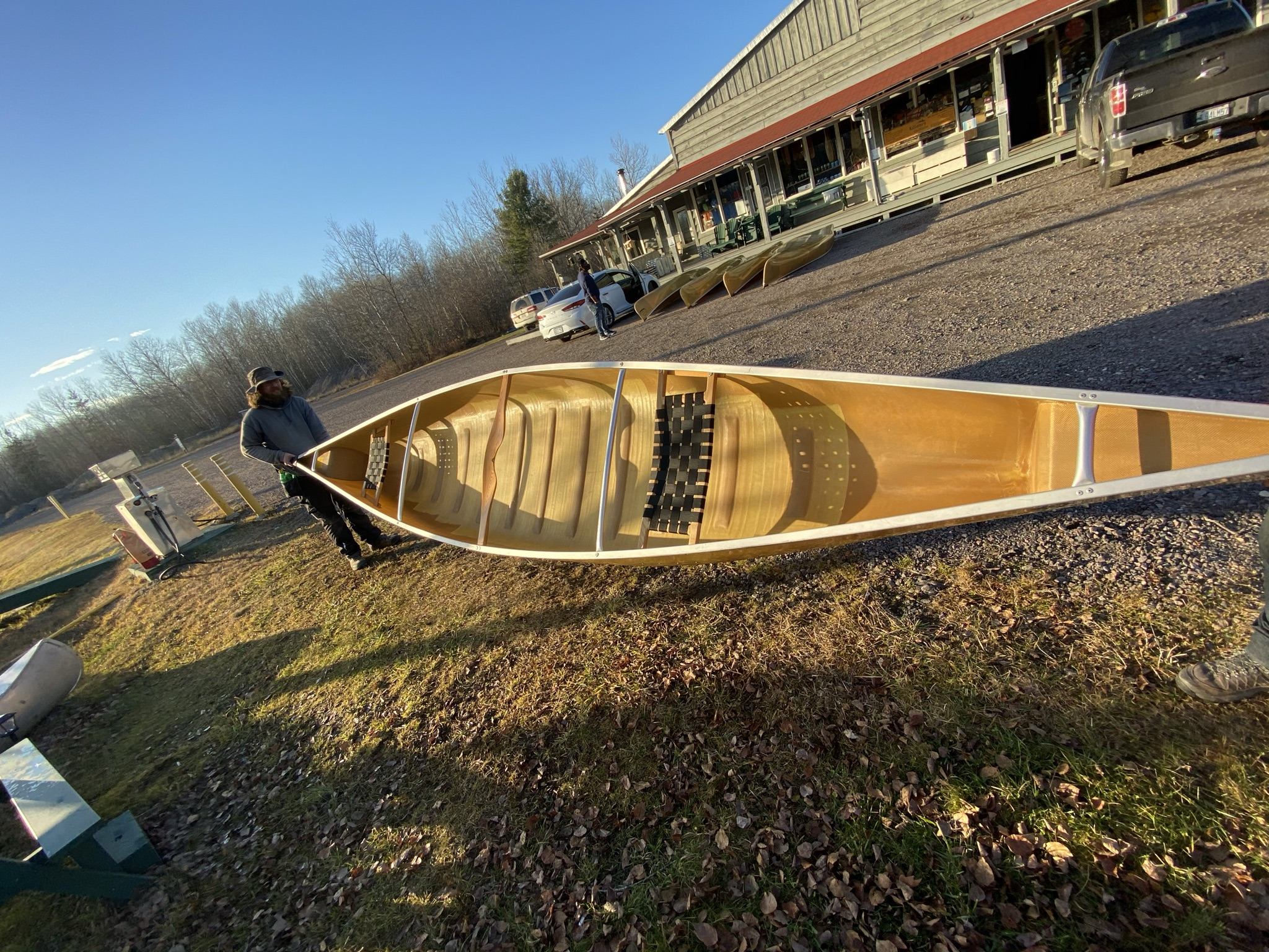 Killarney Outfitters used kevlar canoes and sea kayaks for sale
