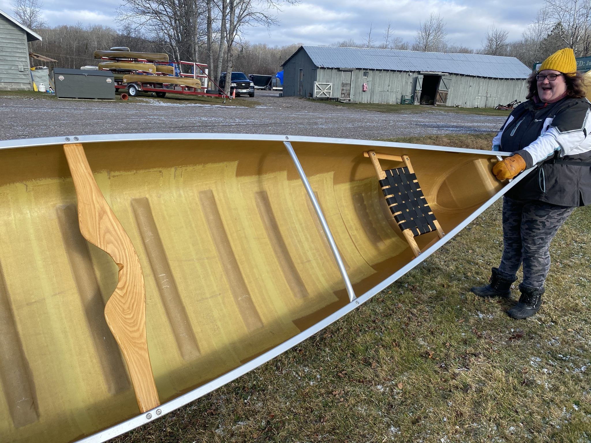 Killarney Outfitters used kevlar canoes and sea kayaks for sale