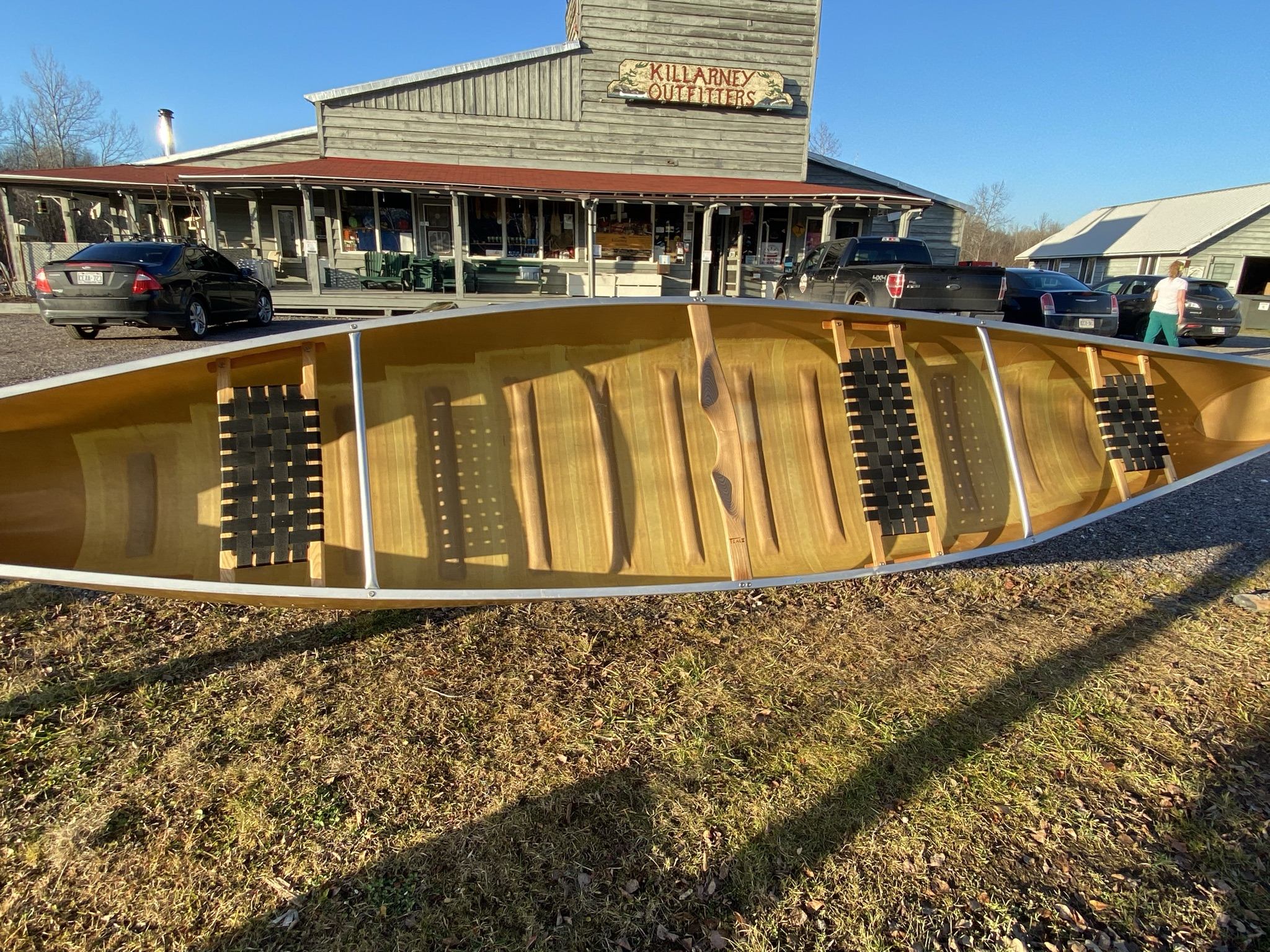 Killarney Outfitters used kevlar canoes and sea kayaks for sale