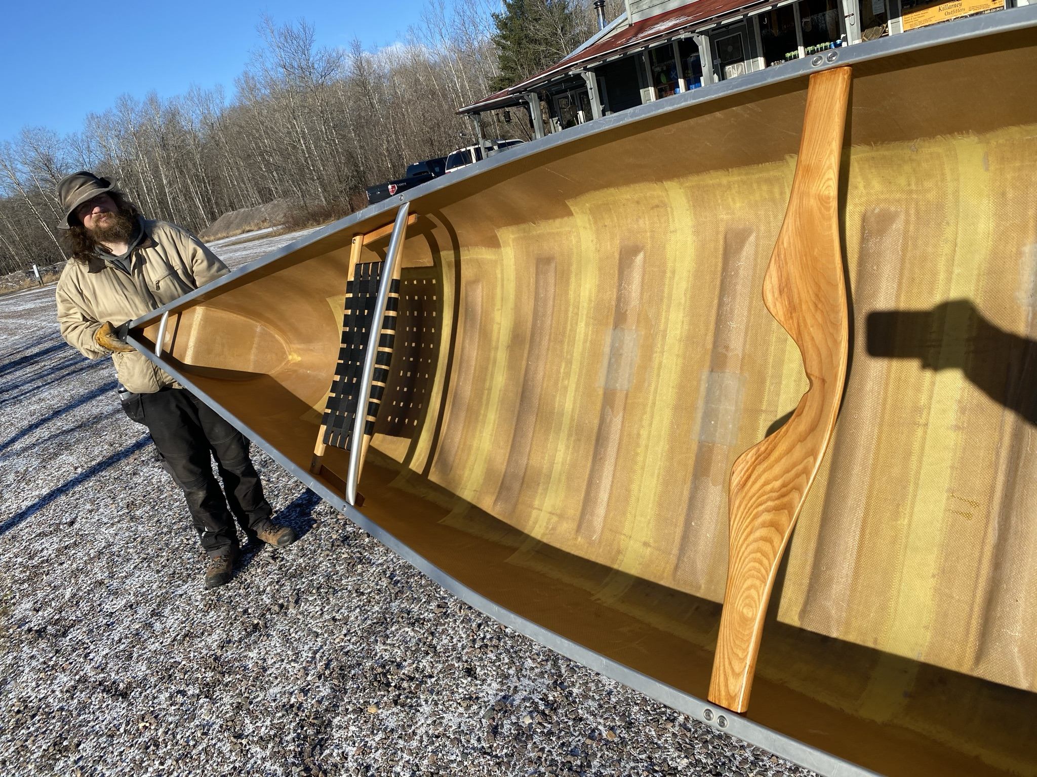 Killarney Outfitters used kevlar canoes and sea kayaks for sale