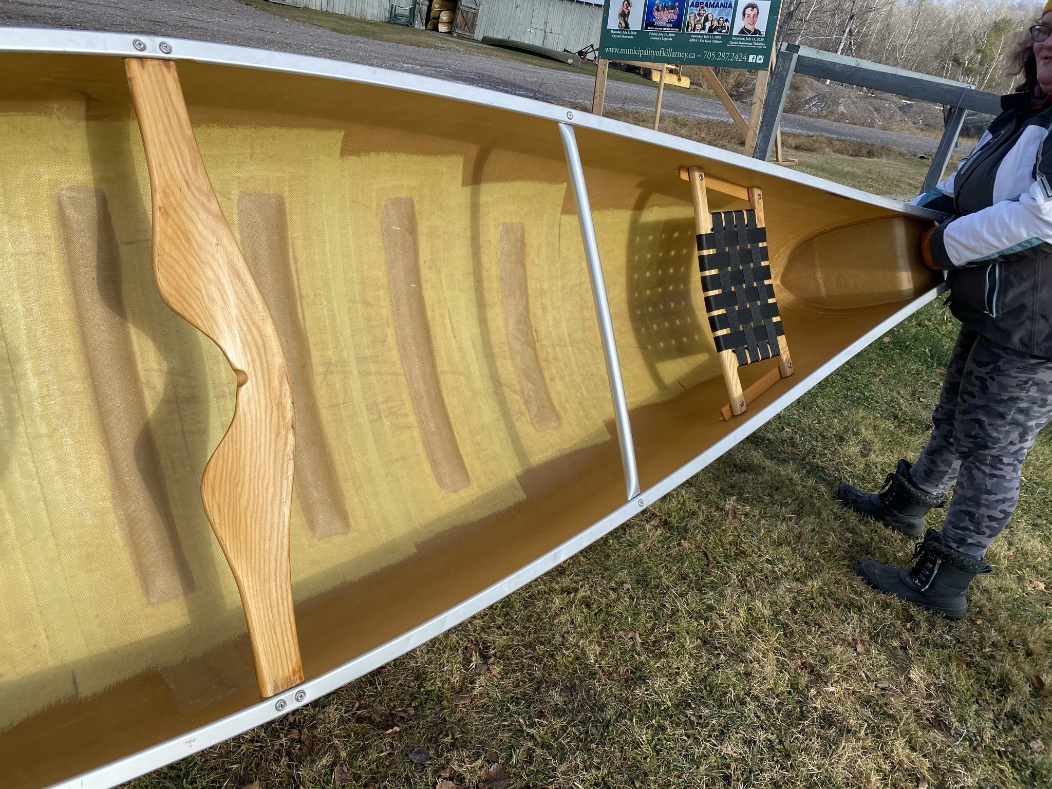 Killarney Outfitters used kevlar canoes and sea kayaks for sale