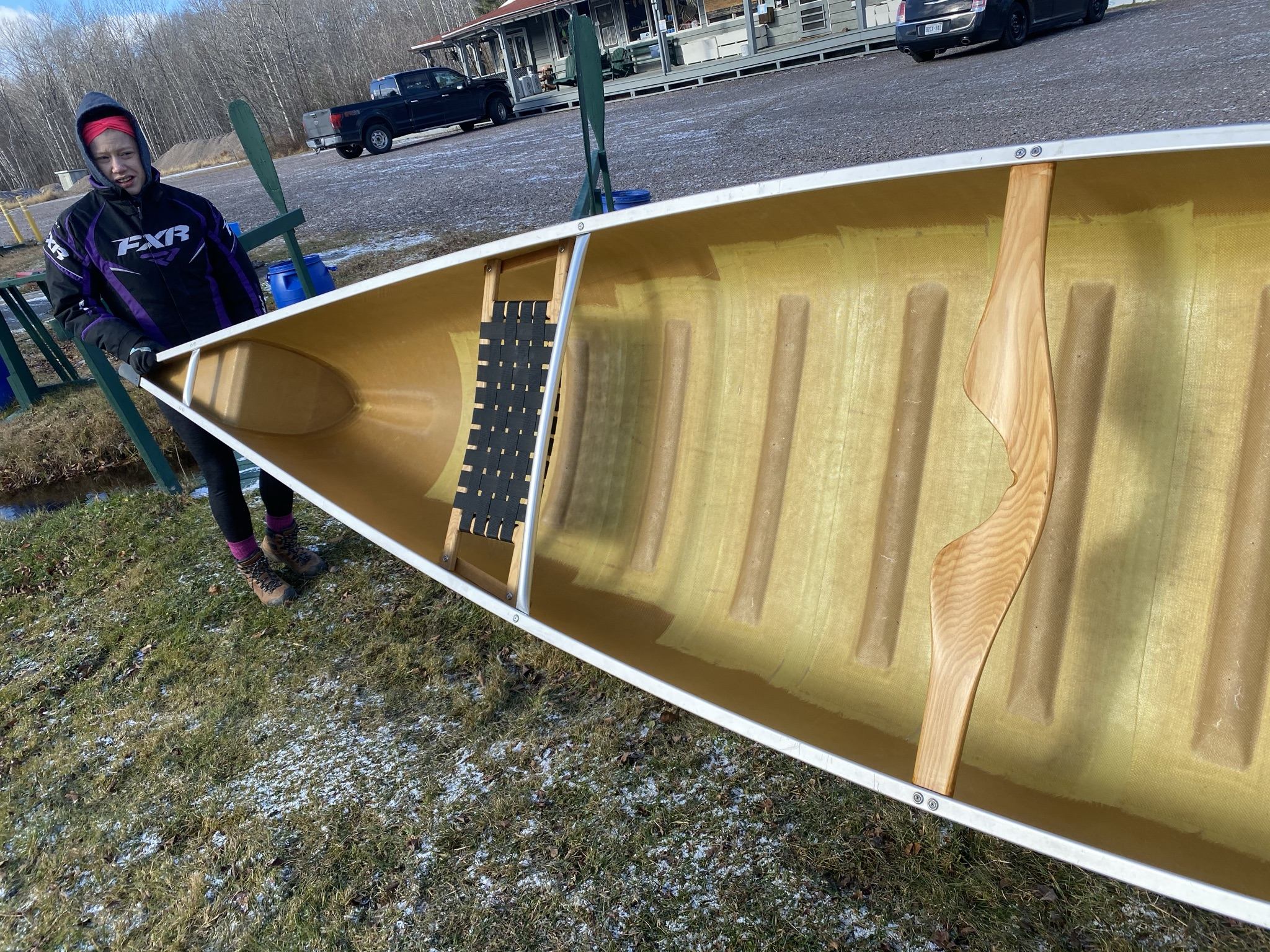 Killarney Outfitters used kevlar canoes and sea kayaks for sale