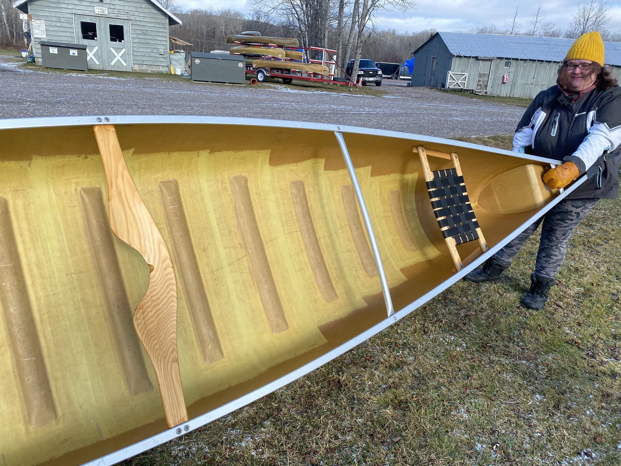 Killarney Outfitters used kevlar canoes and sea kayaks for sale