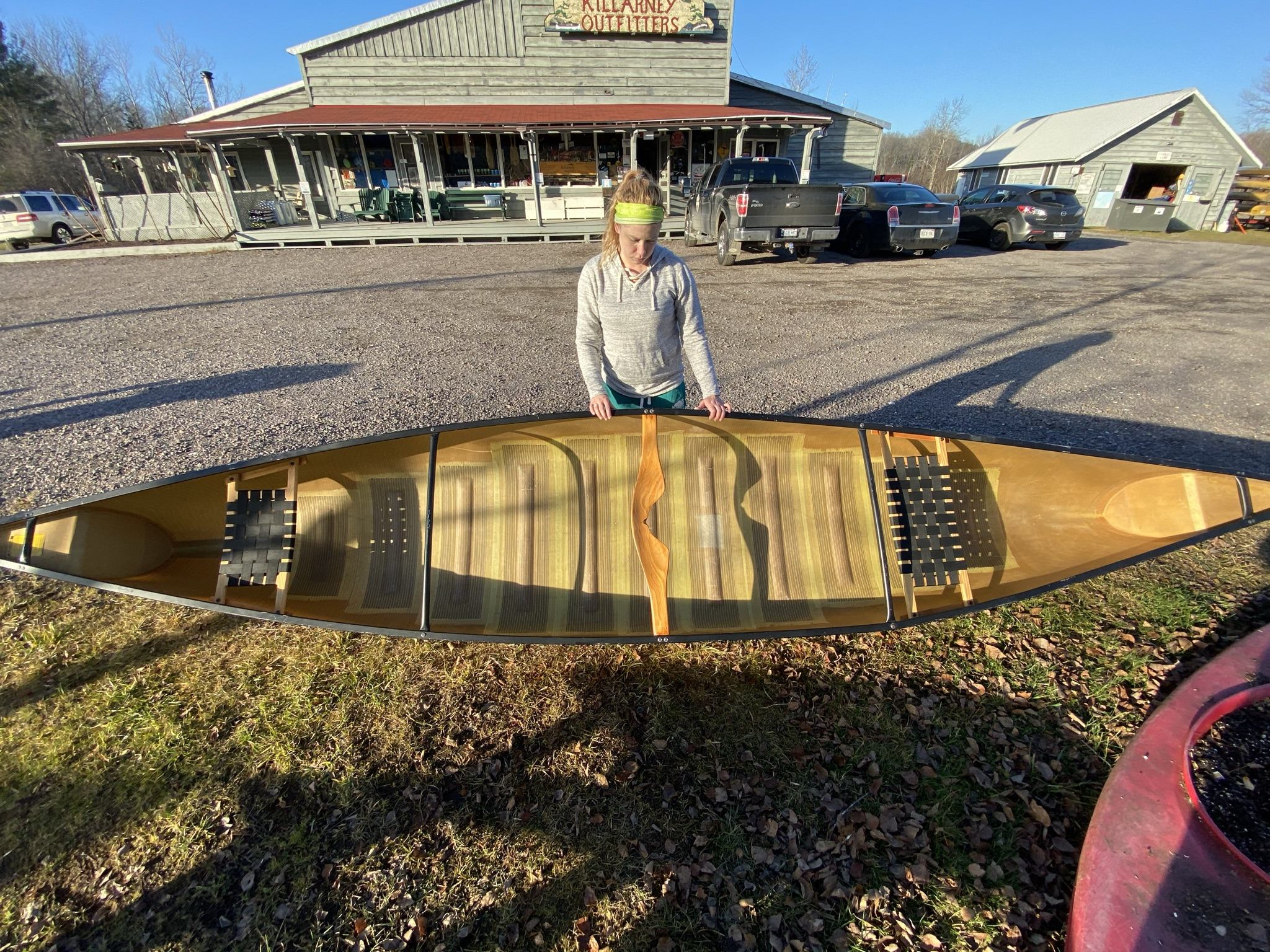 Killarney Outfitters used kevlar canoes and sea kayaks for sale
