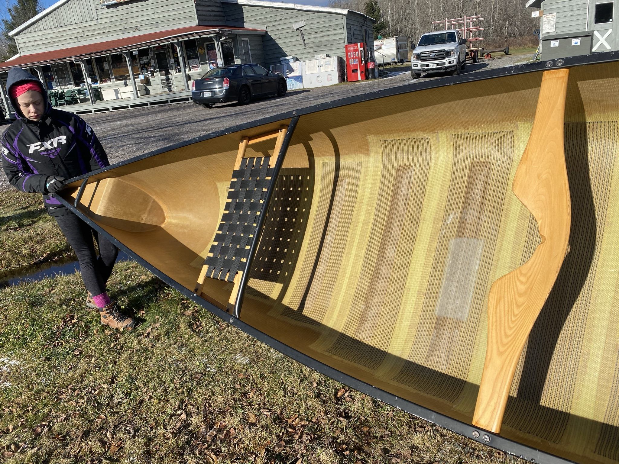 Killarney Outfitters used kevlar canoes and sea kayaks for sale