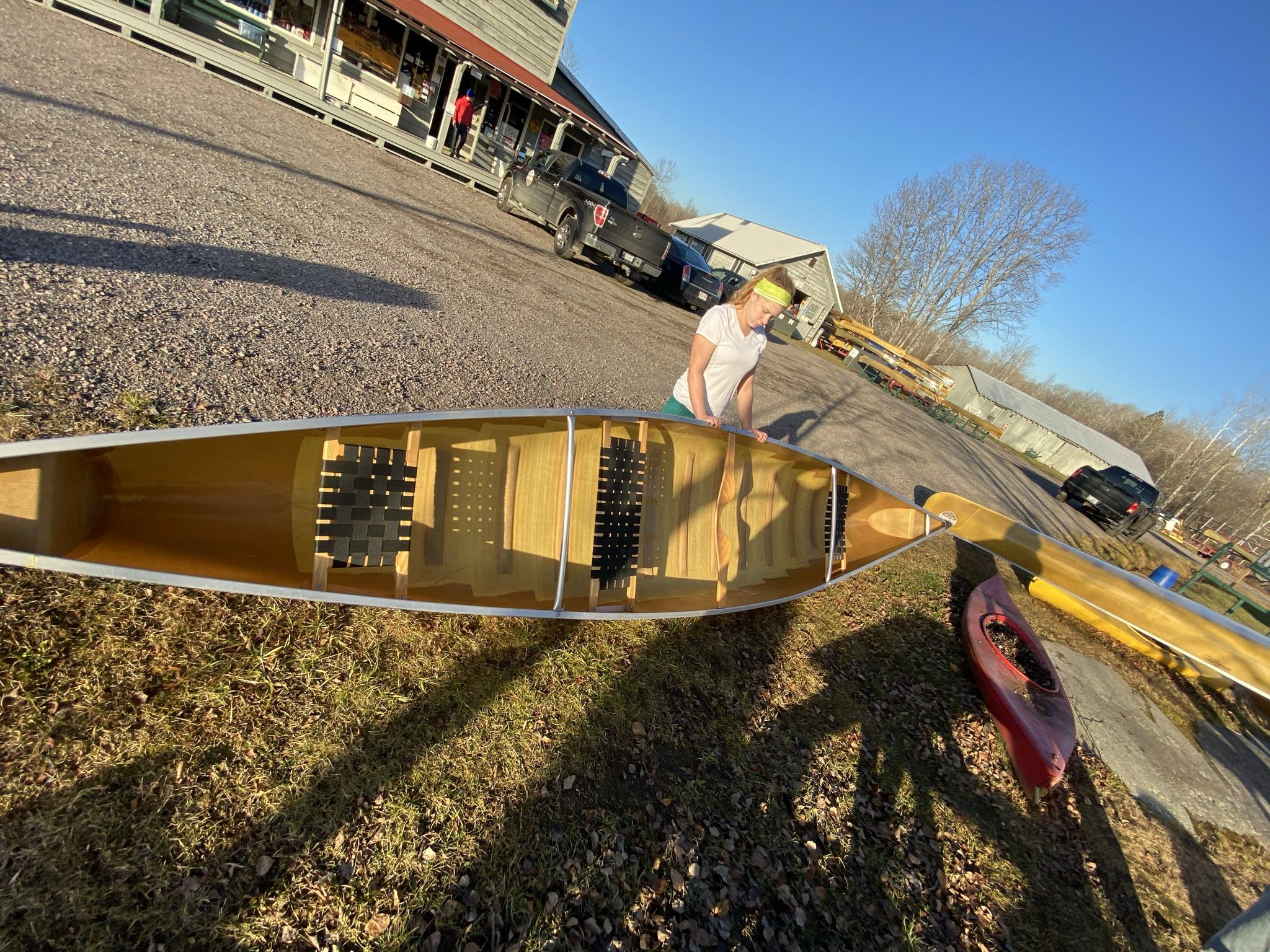 Killarney Outfitters used kevlar canoes and sea kayaks for sale