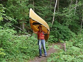 17' Souris River Canoe Portgage