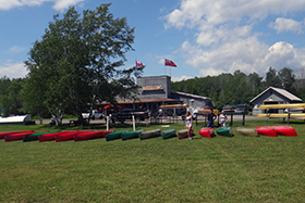 Killarney Outfitters for Canoe Kayak sale display